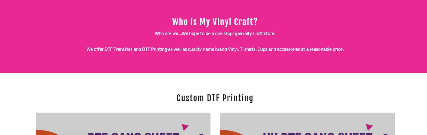 myvinylcraft.com banner